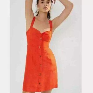 Maeve Orange Mini Dress